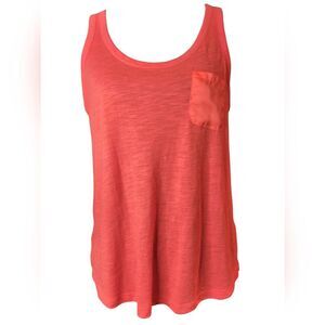 Attention Coral Tank Top with Silky back panel (M/M)